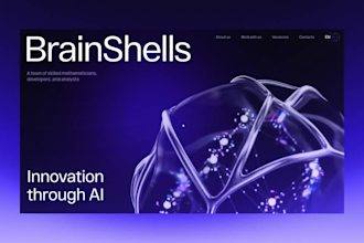 ui animation hero section lottie animation webgl homepage interactive animation