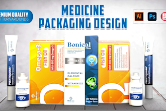 make supplement labels,medicine box packaging design,mockup