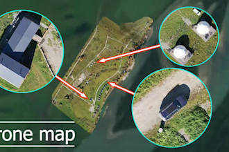 professional drone photo stitching and 3d mapping