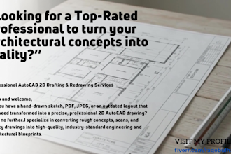 expertly convert your PDF, image, or sketch to cad or revit