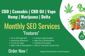 do white hat seo for cbd hemps marijuana cannabis and vape, marketing, promotion