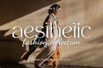 design modern minimalist fashion powerpoint presentation