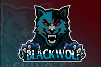 design mascot logo for sport, esports, twitch, game