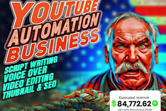 create automated cash cow earning channel to gain 1 million views in 1 month