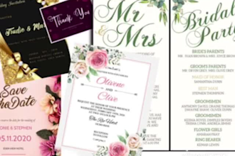 creatively design your wedding programs