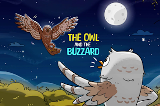 draw cute childrens book illustrations and children picture book cover