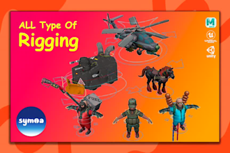 do 3d rigging in maya and blender for game