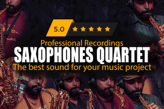 record a professional saxophone quartet for your project