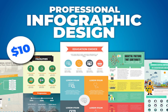design high quality professional infographic design