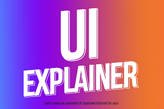 make an animated UI explainer for your service