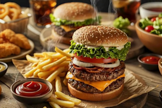 do realistic ai food photography  using your recipe