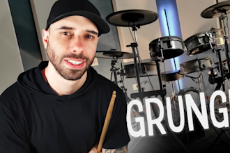 professionally record grunge drums for your song