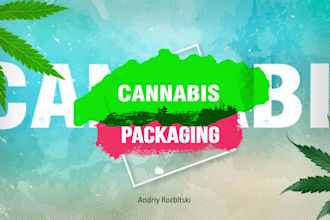 design a label, packaging for cannabis products, weed, cbd, hemp