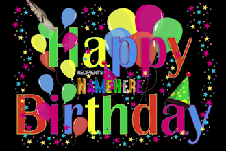 create a celebrity happy birthday video ecard