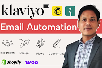 setup klaviyo email flows, custom design templates