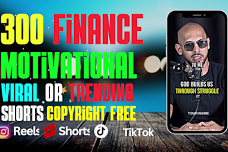 do finance and business motivational youtube short videos, instagram reels