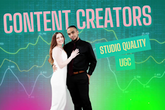 create couple ugc video ads for tiktok or reels