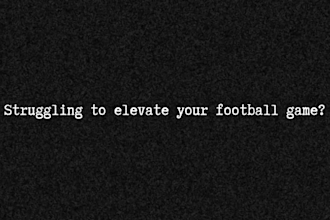 make you a personalized football training plan