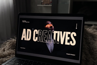 design static ad creatives for meta and google