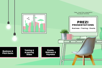 design engaging prezi presentations for business, training and events