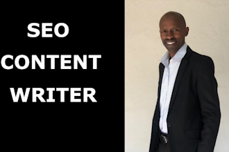 be your SEO content writer for your website or blog