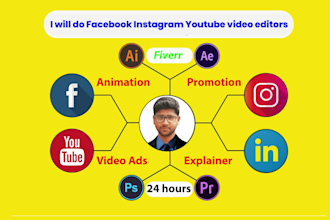 do facebook instagram youtube video editors