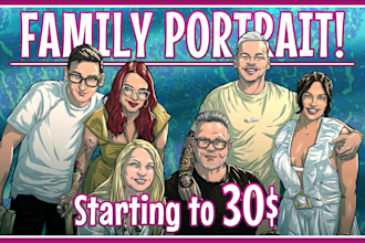 draw a family portrait for you