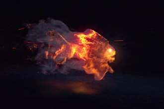 create 5 epic fire logo reveal intro