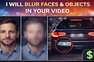 blur faces or objects in your video professionally