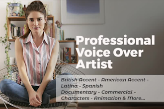 do the voice over for your documentary