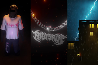 create a 3d animation promo for your clothing brand