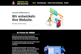 create a jimdo website for you