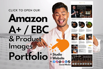 design amazon infographic ebc design and listing images with a plus