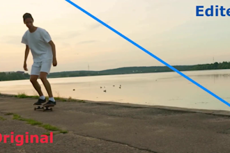 remove unwanted object,people, text,wire and logo from video vfx and rotoscoping