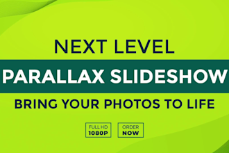 create 3d parallax slideshow video from your photos