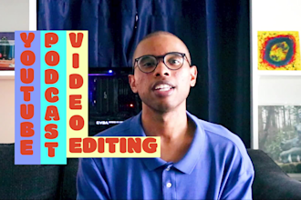 provide premium video editing for youtube, podcasts, and zoom