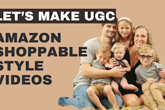 produce amazon shoppable video with product demonstrations by real people