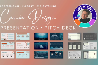 design your business presentation and pitch deck in canva