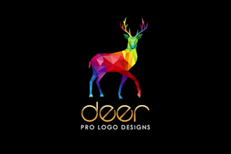 design modern polygonal and business logo