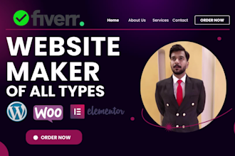 be your website creator,maker,developer for wordpress website development