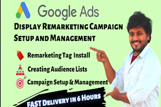 setup google ads display remarketing campaign by retargeting