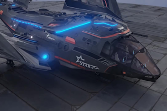 model sci fi 3d spaceship model, hard surface, starship model, drone model