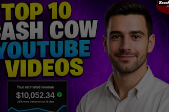 create and automate top 10 faceless cash cow videos