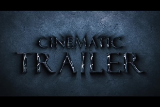 create your cinematic movie trailer, game and book trailer