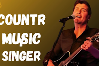 be your best country music singer songwriter with acoustic guitar and vocal