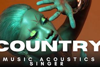 be your country jingle singer with acoustic guitar and full music production
