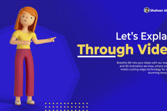 create professional 3d and 2d animated video