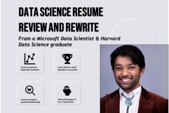 review, edit data science resume and teach you my tricks