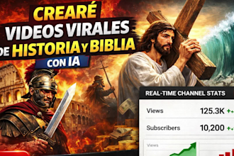 crea videos virales de historia y biblia con ia para tu canal de youtube
