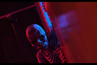 make your horror film with real actors